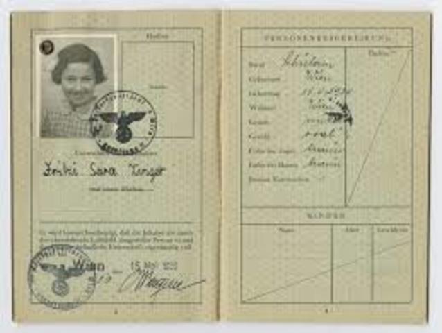 Jewish women are required to add “Sara” and men “Israel” to their names on all legal documentation.