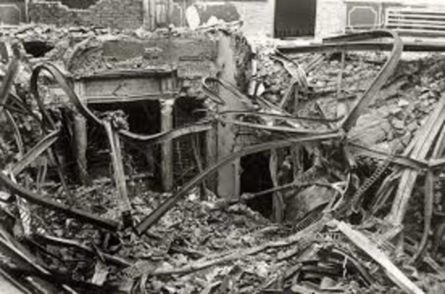 Nazi’s fine the Jews 1 billion marks for the damages caused by Kristallnacht.
