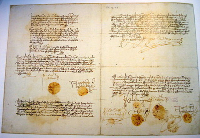 Concordia de Segovia.