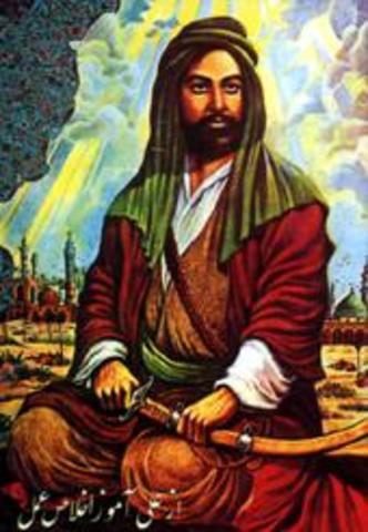 Ali ibn Abi Talib ("Ali") påtager sig rollen som kalif efter ydre pres. (656-661)