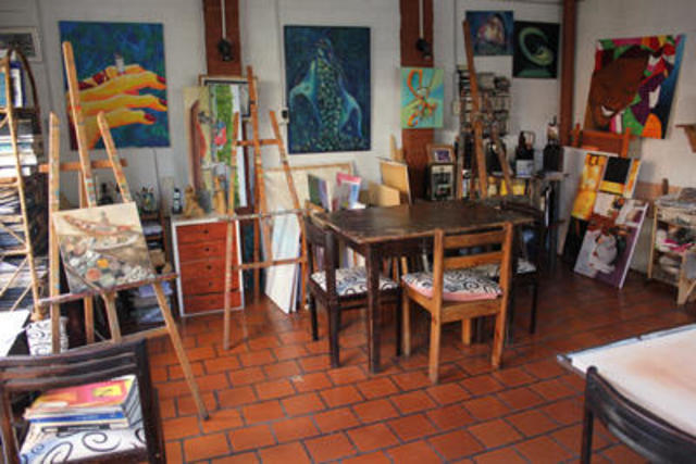 El principio de su carrera en la pintura