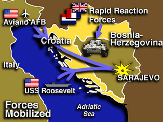 NATO Intervenes (Bosnian war)