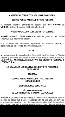 Código Penal del 2001