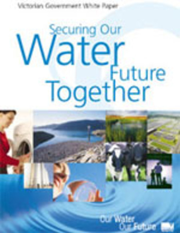 Government releases white paper: "Our Water, Our Future: The Next Stage of the Government's Water Plan"