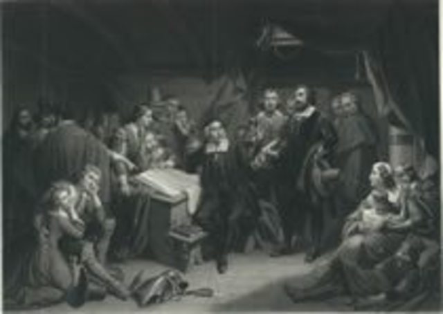 Revolución americana (Pacto del Mayflower)