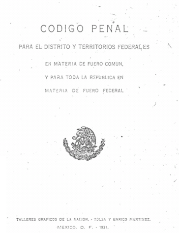 Código Penal de 1931