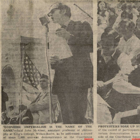 Vietnam Moratorium day demonstration