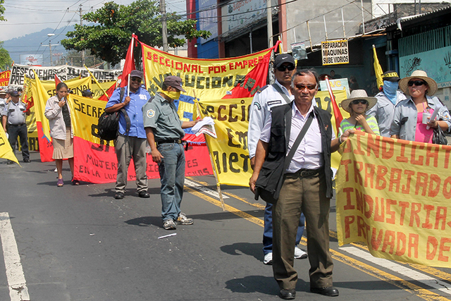 Segunda manifestación sindical