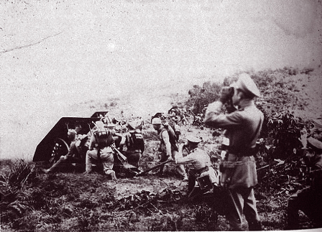 La guerra con el Peru.