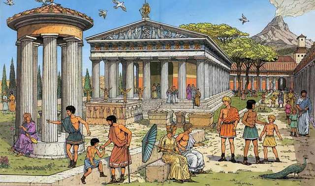 De periode van de Grieken en Romeinen begon.