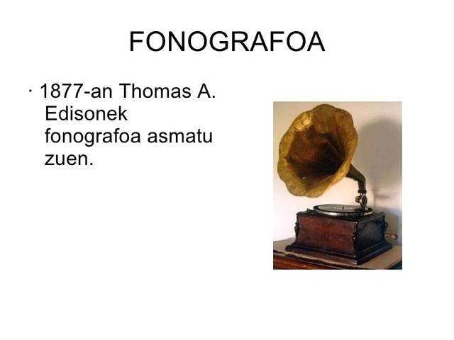 fonografoa