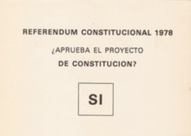 Referéndum sobre la Constitución de 1978
