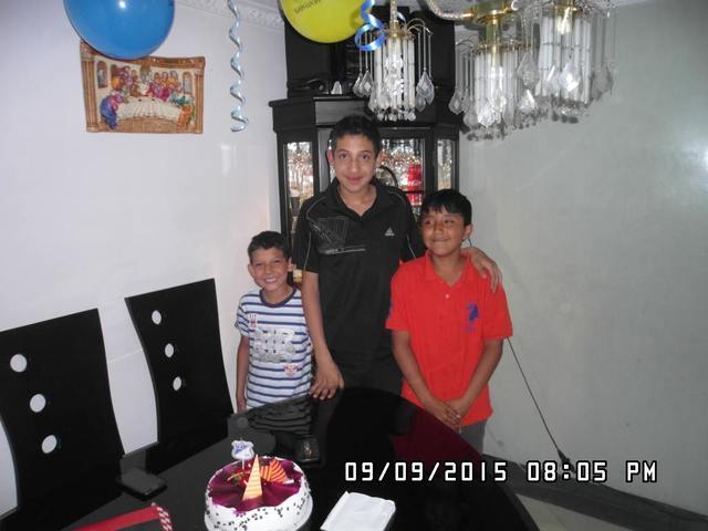 el cumple año de mi hermano