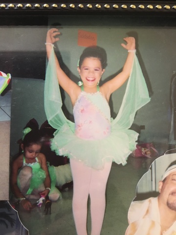 Mi primer recital de ballet.