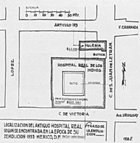 Se funda la Real Escuela de Cirugía y se empiezan las clases ahí.
