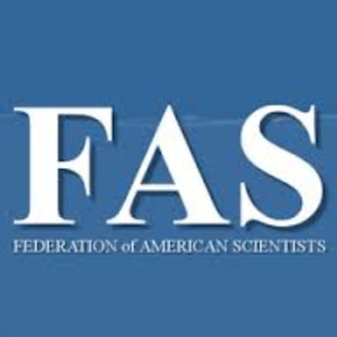 Creates the Federation of American Scientists.