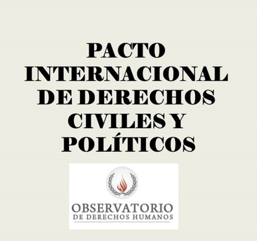 PACTO INTERNACIONAL DE DERECHOS