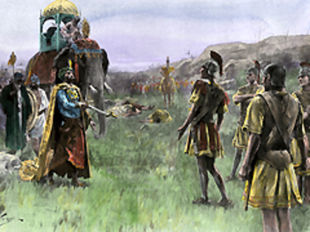 First meeting with Alexander the Great