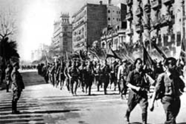 The Spanish civil war