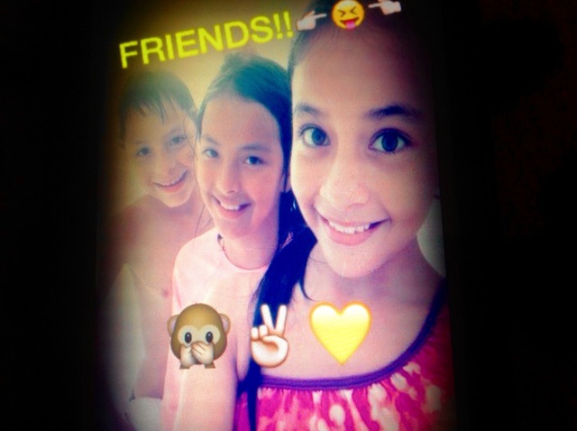 Con mis primos de vacaciones