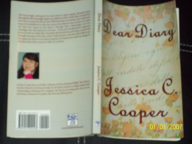 My wifes book after it was finally published.  (Dear Diary.)