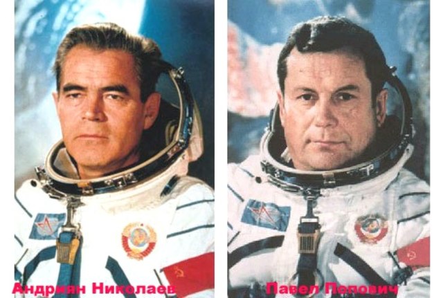 Андриян Николаев, Павел Попович