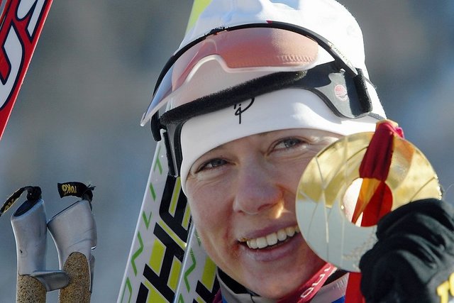 Kuldmedal:Kristina Šmigun