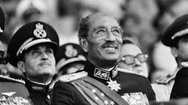 Anwar Sadat bliver præsident i Egypten Some of the major events of Sadat's presidency were his