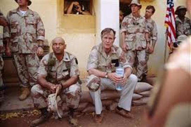 Bush Visits Somalia