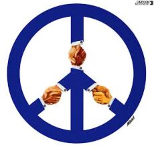 Jimmy Carter Brokers Peace Agreement