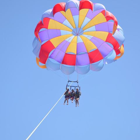 16th birthday--went parasailing