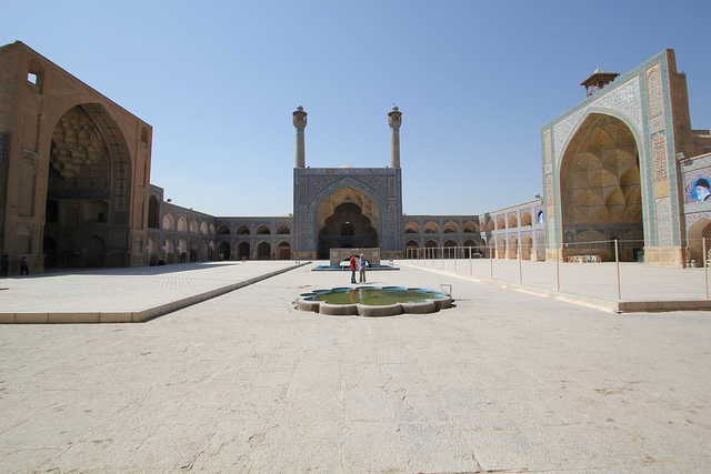 Great Mosque (Masjid-e Jameh). Isfahan, Iran. Islamic, Persian: Seljuk, Il-Khanid, Timurid and Safavid Dynasties. c. 700 C.E.; additions and restorations in the 14th, 18th, and 20th centuries C.E. Stone, brick, wood, plaster, and glazed ceramic tile.