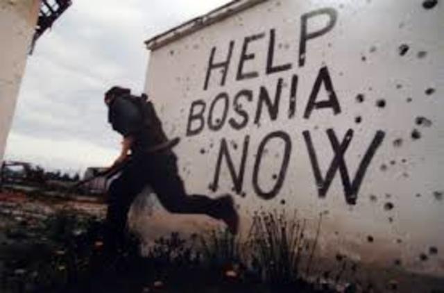 Bosnia War ( United States attempts to end genocide)