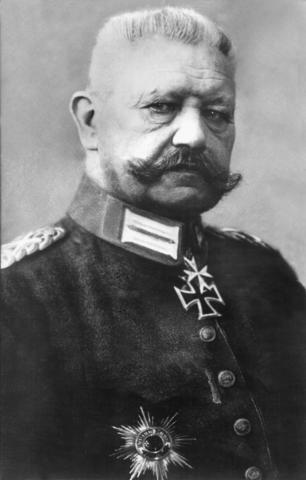 Hindenburg presidente Alemanian
