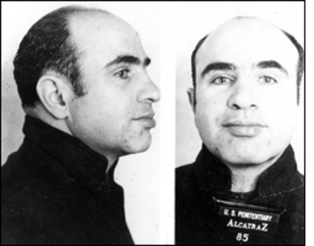 Al Capone was convicted