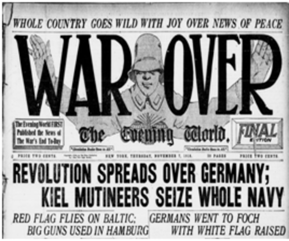 Fin de la Primera Guerra Mundial