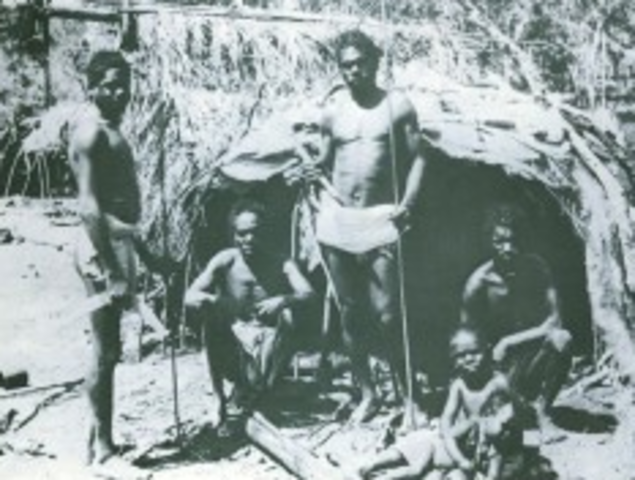 Aborigins arrive from south-east Asia to Australia