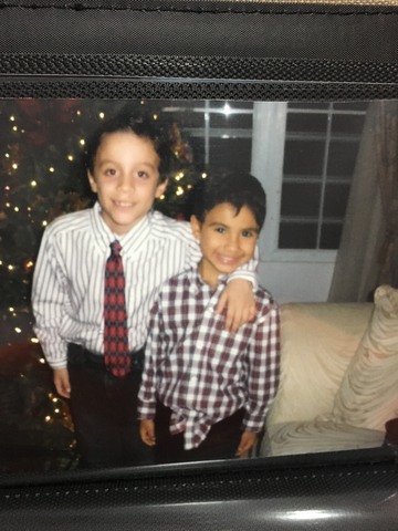 Navidades cuando tenía 7 años