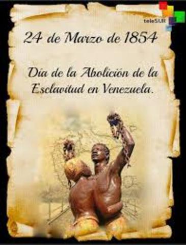 ABOLICIÓN DE LA ESCLAVITUD EN VENEZUELA