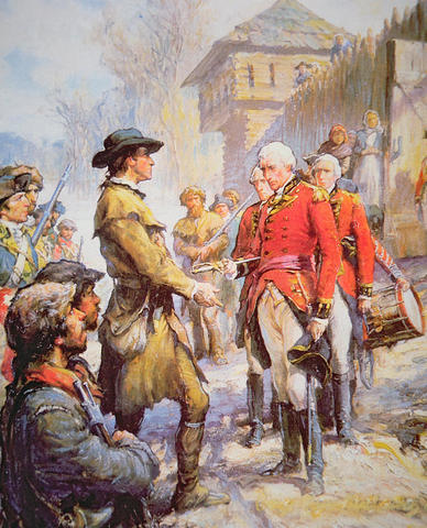 British Surrender Fort Sackville 1779