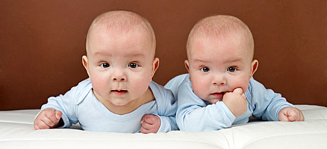 Nacimiento de los mellizos Novoa Vargas