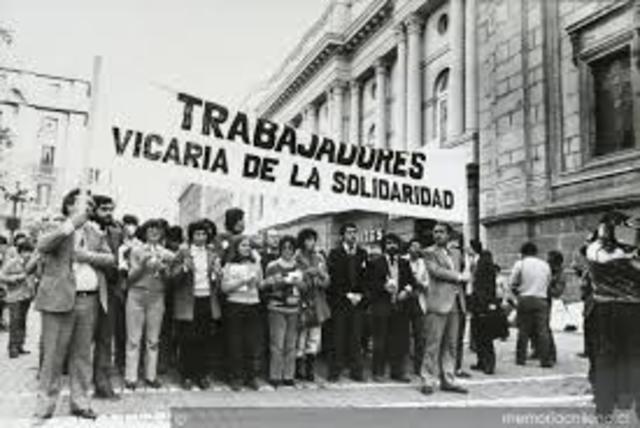 Asistentes sociales de Vicaría  de la solidaridad