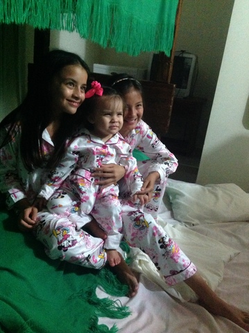 Celebrando el cumpleaños de mi prima