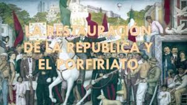 restauración de la republica