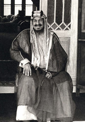 the "third Saudi state" grundlægge -- af Abdulaziz ibn Abdul Rahman ibn Faisal ibn Turki ibn Abdullah ibn Muhammad Al Saud (1875 – 9 November 1953), usually known within the Arab world as Abdulaziz and in the West as Ibn Saud, was the first monarch