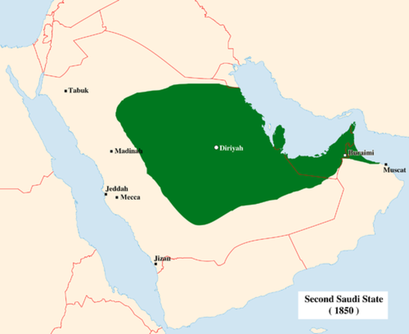 THE SECOND SAUDI STATE (1824-1891), Nejd-emiratet