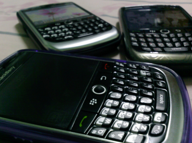 The first  BlackBerry mobile phone