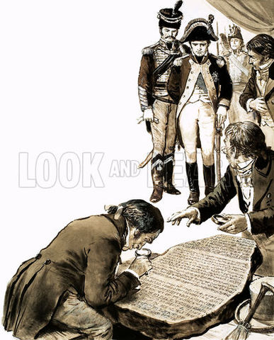 Napoleon’s army discovers the Rosetta Stone