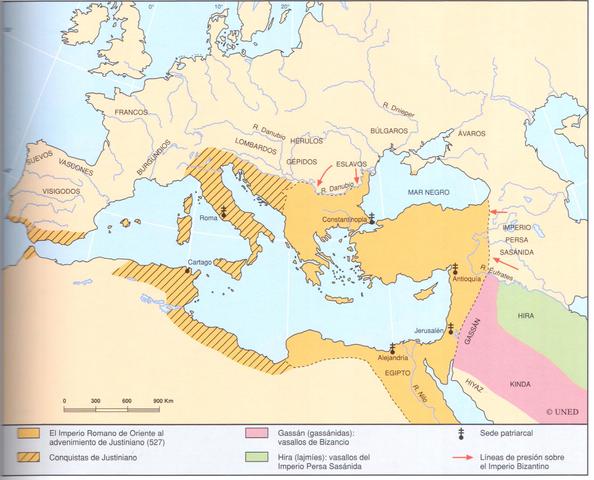 Inicio de la expanción del Islam en Asia, Africa y Europa