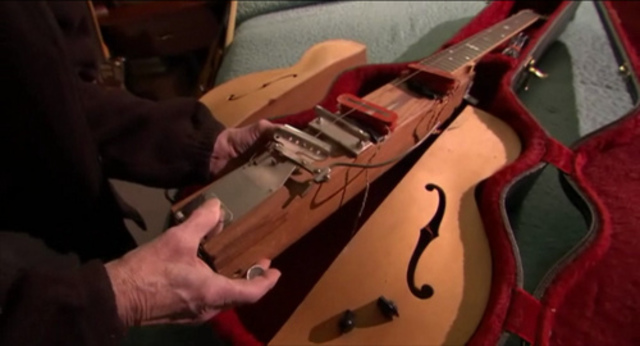 The First Functional Solid-Body Guitar